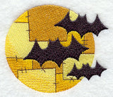 Bats and Patchwork Moon