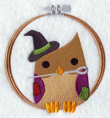 Crafty Owl in Hoop