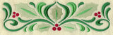Ornate Christmas Holly Border