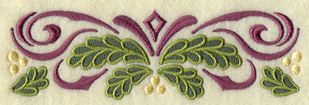 Ornate Christmas Pine Border