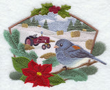 Country Christmas - Junco and Tractor