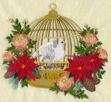 Victorian Christmas Birdcage with Dove