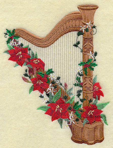 Poinsettia Harp