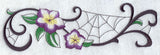 Spider Web Floral Border