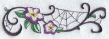 Spider Web Floral Border