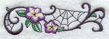 Spider Web Floral Border