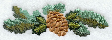 Pretty Pine Cone Border