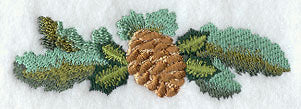 Pretty Pine Cone Border