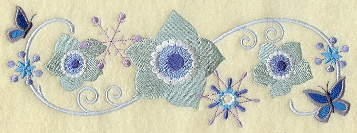 Feliz Flutterby Wintry Rose Border