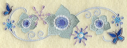 Feliz Flutterby Wintry Rose Border