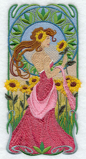 Art Nouveau Spirits of the Season - Summer