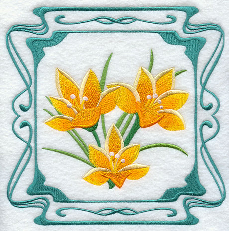 Four Seasons Nouveau Tile - Spring Flowers