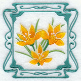 Four Seasons Nouveau Tile - Spring Flowers
