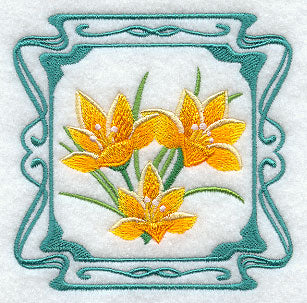 Four Seasons Nouveau Tile - Spring Flowers