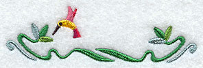 Four Seasons Nouveau Border - Summer Hummingbird