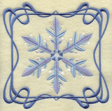 Four Seasons Nouveau Tile - Winter Snowflake