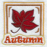 A View of the Seasons - Autumn Leaf
