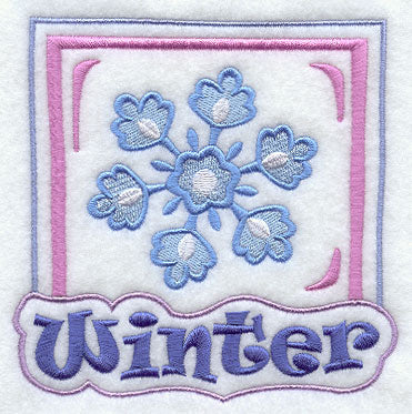 A View of the Seasons - Winter Snowflake