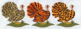 Animal Print Turkey Trio