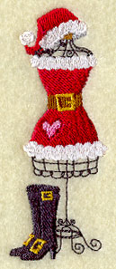 Mrs. Claus Dress Form