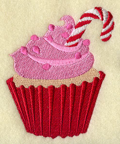 Candy Cane Cupcake