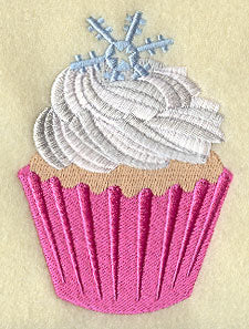 Snowflake Cupcake