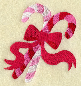 Candy Canes in Ribbon