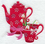 Snowflakes and Flowers Tea Party