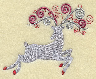 Silver Sparkle Reindeer