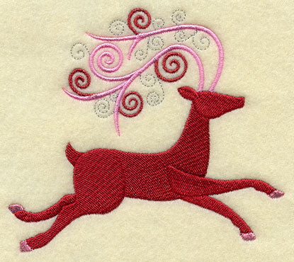 Swirled Antler Reindeer