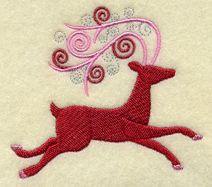 Swirled Antler Reindeer