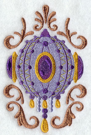 Victorian Shimmer Ornament - Filigree