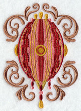 Victorian Shimmer Ornament - Stripes