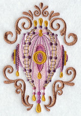 Victorian Shimmer Ornament - Dots