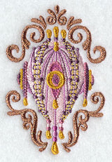 Victorian Shimmer Ornament - Dots