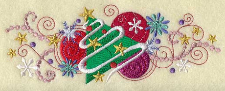 Christmas Tree Glitz Border