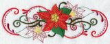 Poinsettia Glitz Border