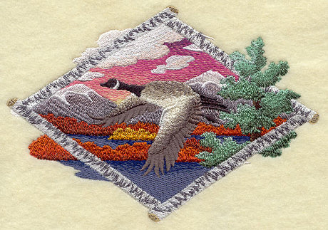 Birchbark Diamond Canada Goose