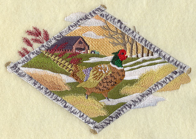 Birchbark Diamond Pheasant