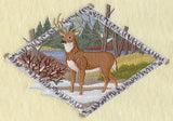 Birchbark Diamond Deer