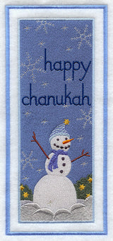 Happy Chanukah Snowman