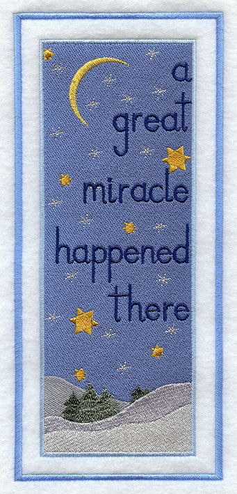 Snowy Evening - A Great Miracle Happened Here