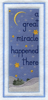 Snowy Evening - A Great Miracle Happened Here