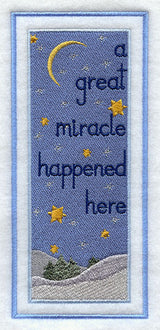 Snowy Evening - A Great Miracle Happened Here