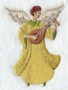 Christmas Music Angel with Lute