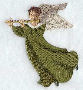 Christmas Music Angel with Flute
