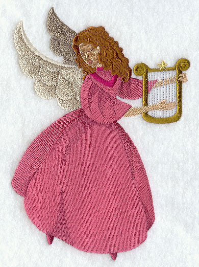 Christmas Music Angel with Harp