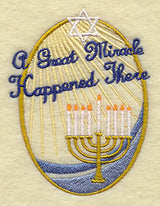 A Great Miracle Happened There Menorah