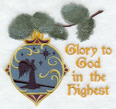 Silhouette Ornament - Glory to God in the Highest