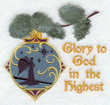 Silhouette Ornament - Glory to God in the Highest